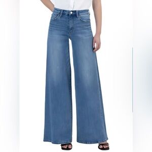 BRAND NEW LOVERVET BY VERVET HI RISE FULL PALAZZO JEANS